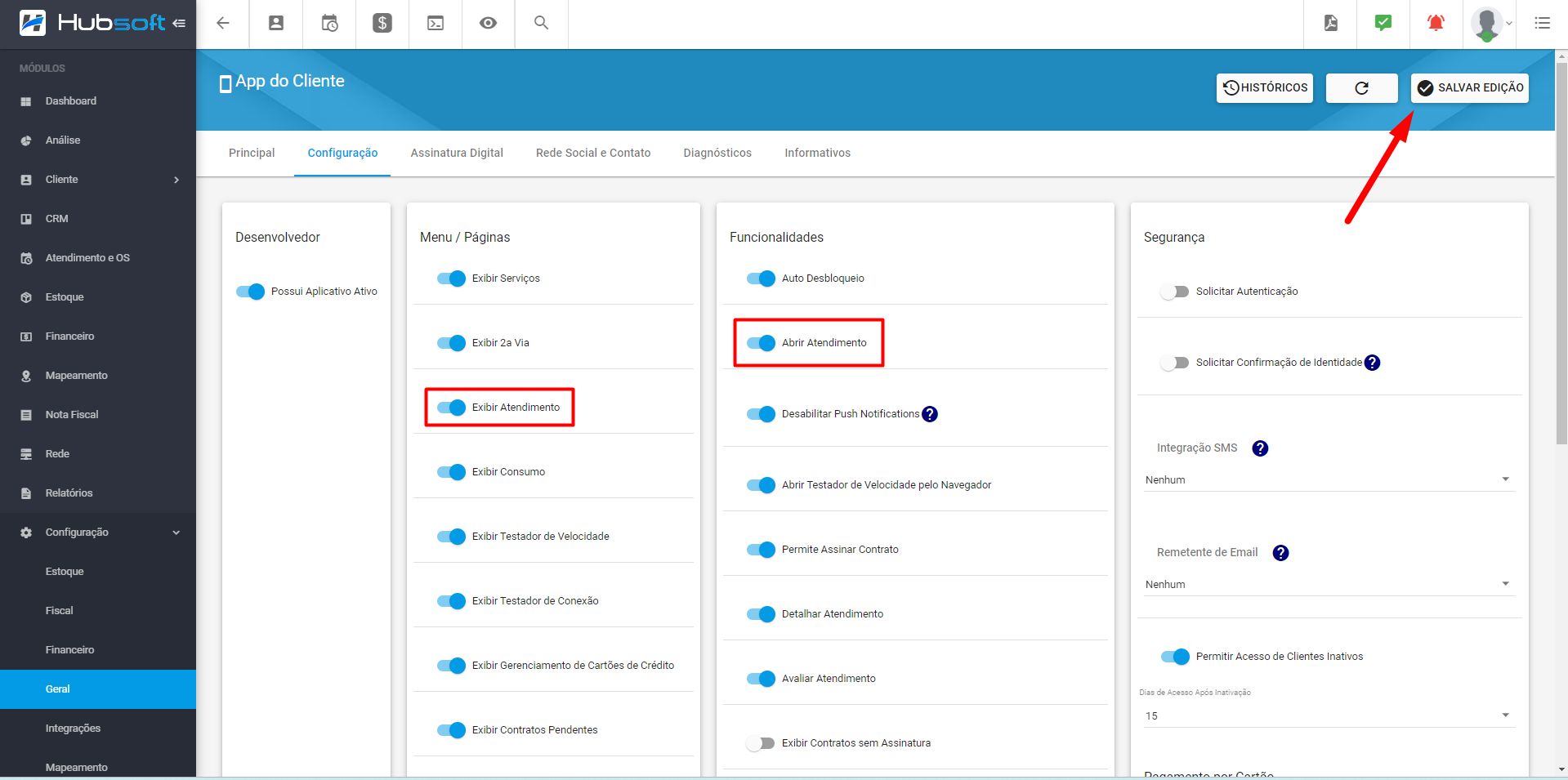 painel_de_configuracao_do_aplicativo_do_cliente