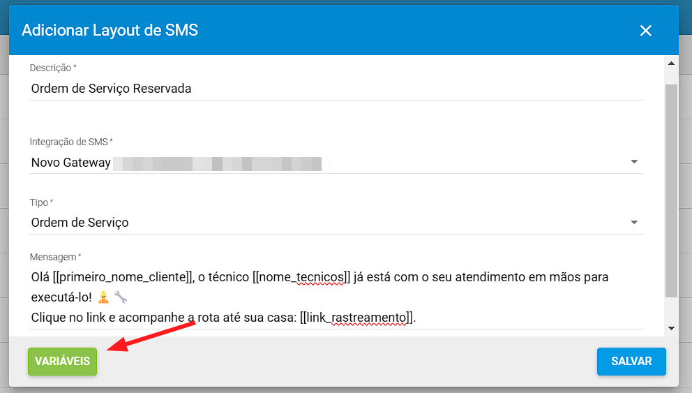 Ilustra_o_painel_de_layout_de_sms_destacando_botao_de_variaveis