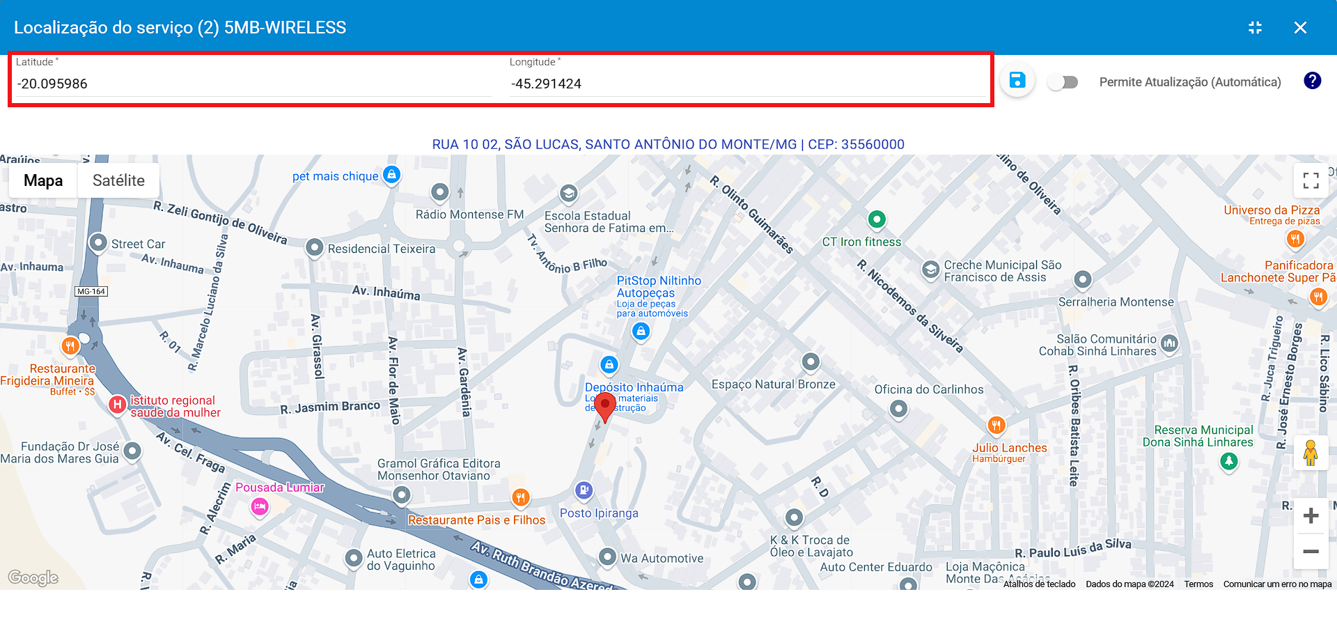 imagem_que_mostra_servicos_do_cliente_ver_mapa_destacando_coordenadas