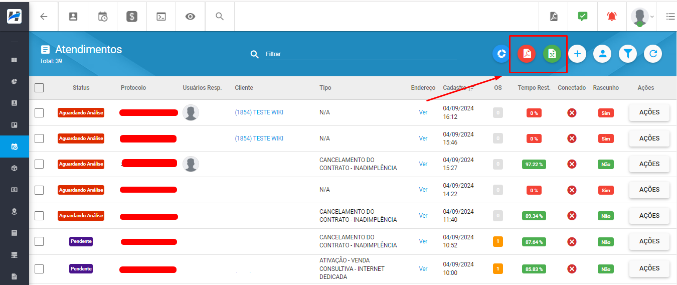 imagem_que_mostra_icones_para_exportar_relatorios_na_tela_de_atendimentos_abertos