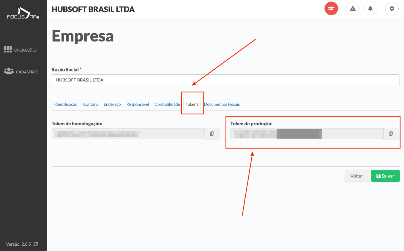imagem_mostra_painel_focus_nfe_menu_lateral_cadastros_empresas_acoes_editar_tokens