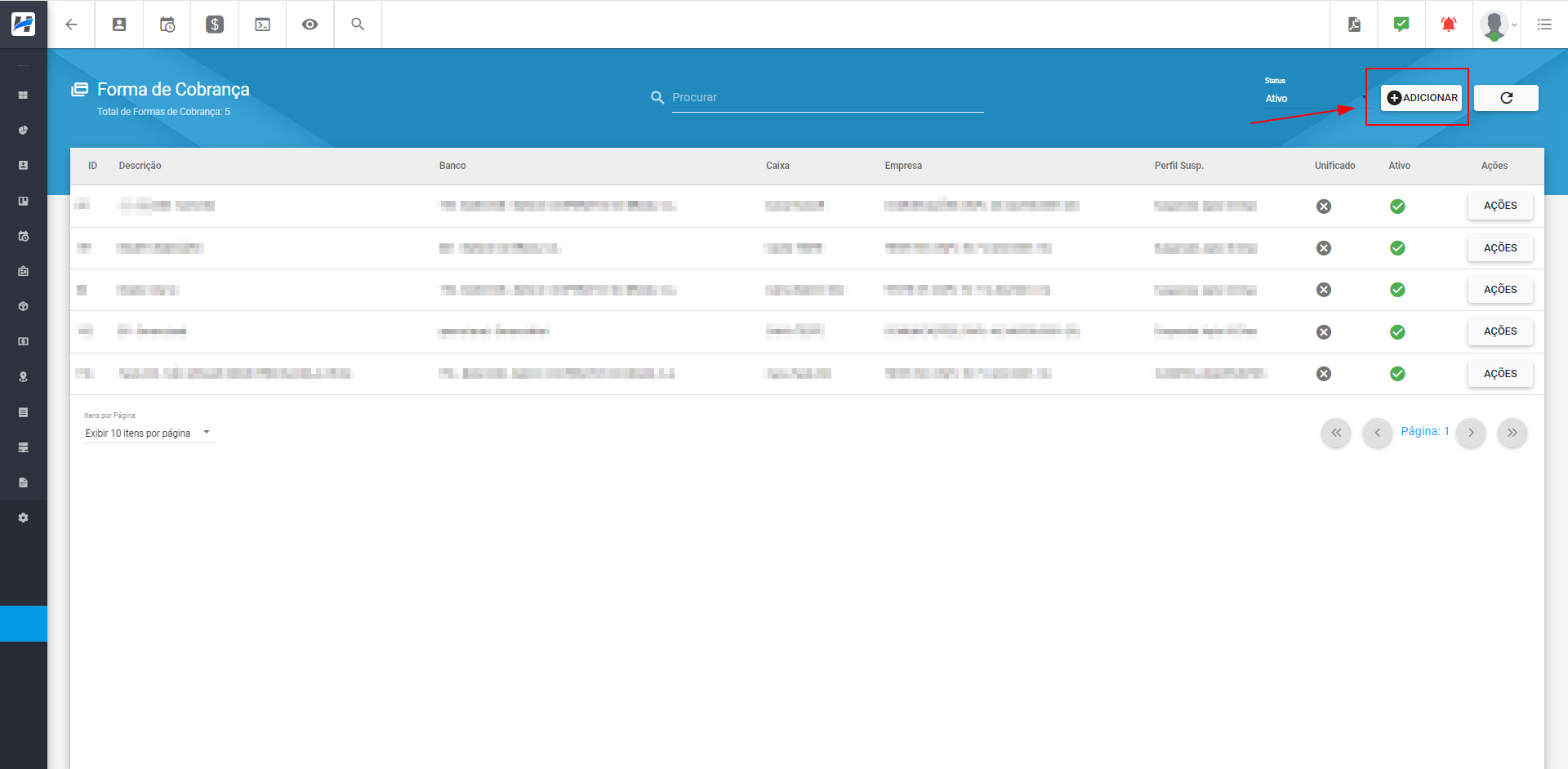 imagem_que_mostra_menu_configuracao_financeiro_forma_de_cobranca_opcao_adicionar_banese