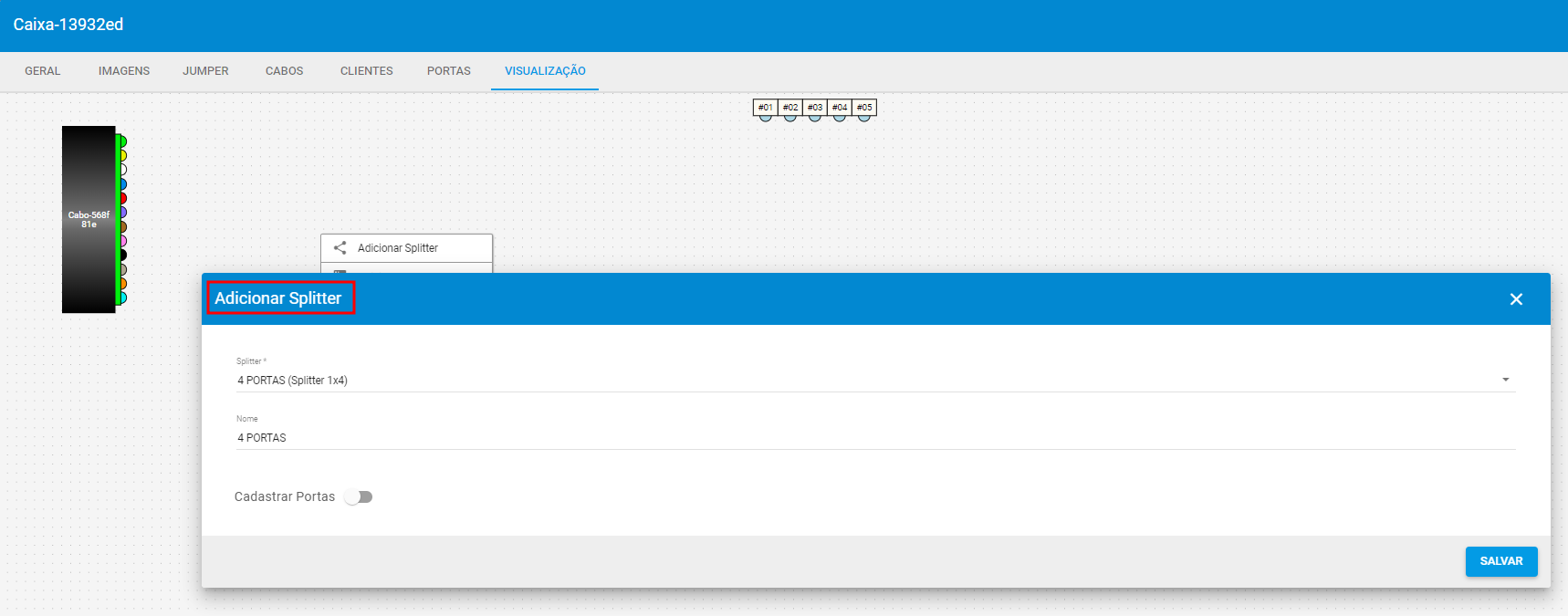 imagem_que_mostra_modulo_mapeamento_area_de_desenho_adicionar_splitters_selecionar_tipo