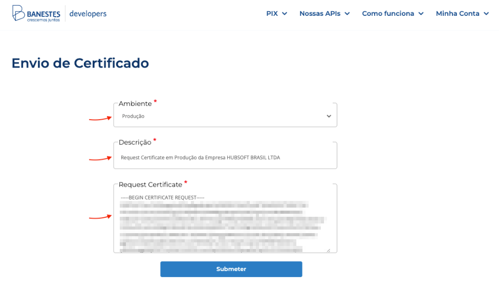 imagem_que_mostra_plataforma_banco_banestes_envio_certificado