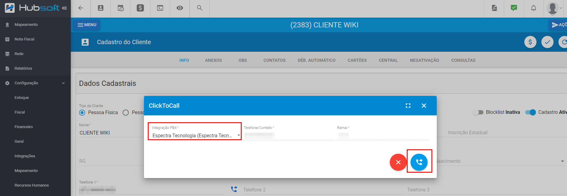 imagem_que_mostra_cadastro_cliente_ligar_click_to_call_ramal