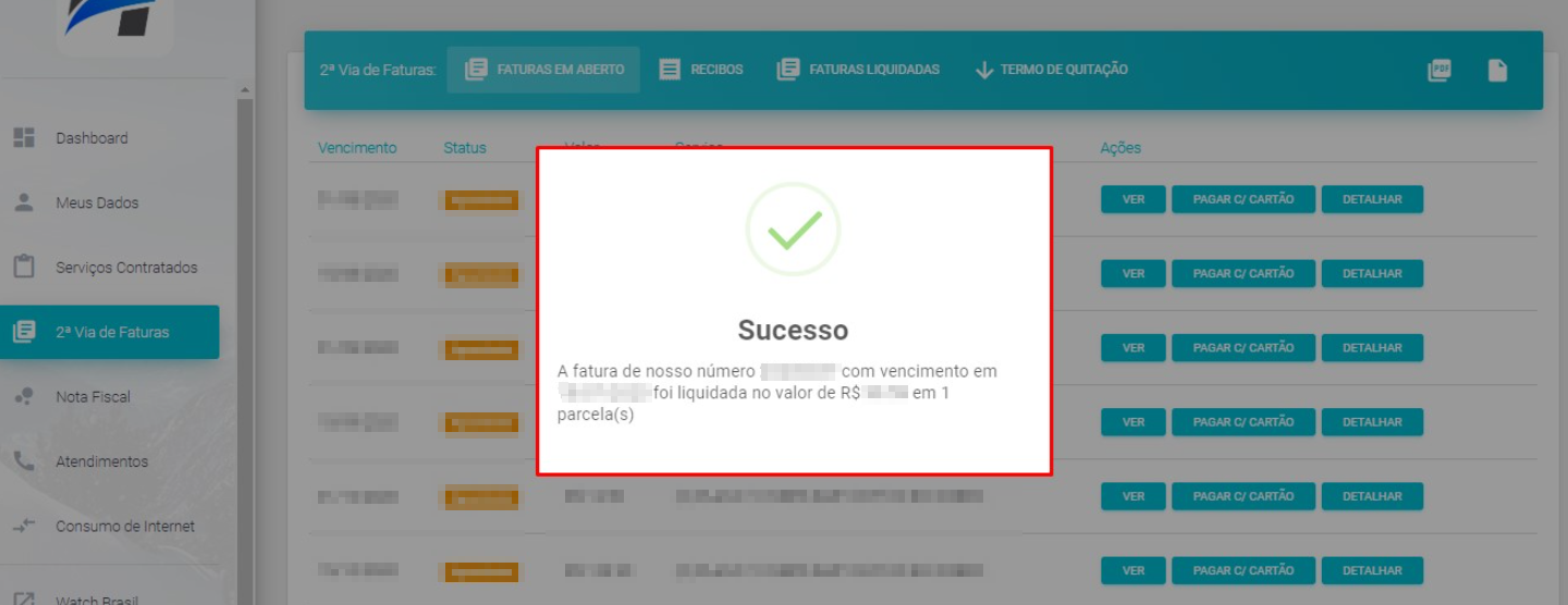imagem_que_mostra_central_do_assinante_pagar_fatura_com_cartao_sucesso