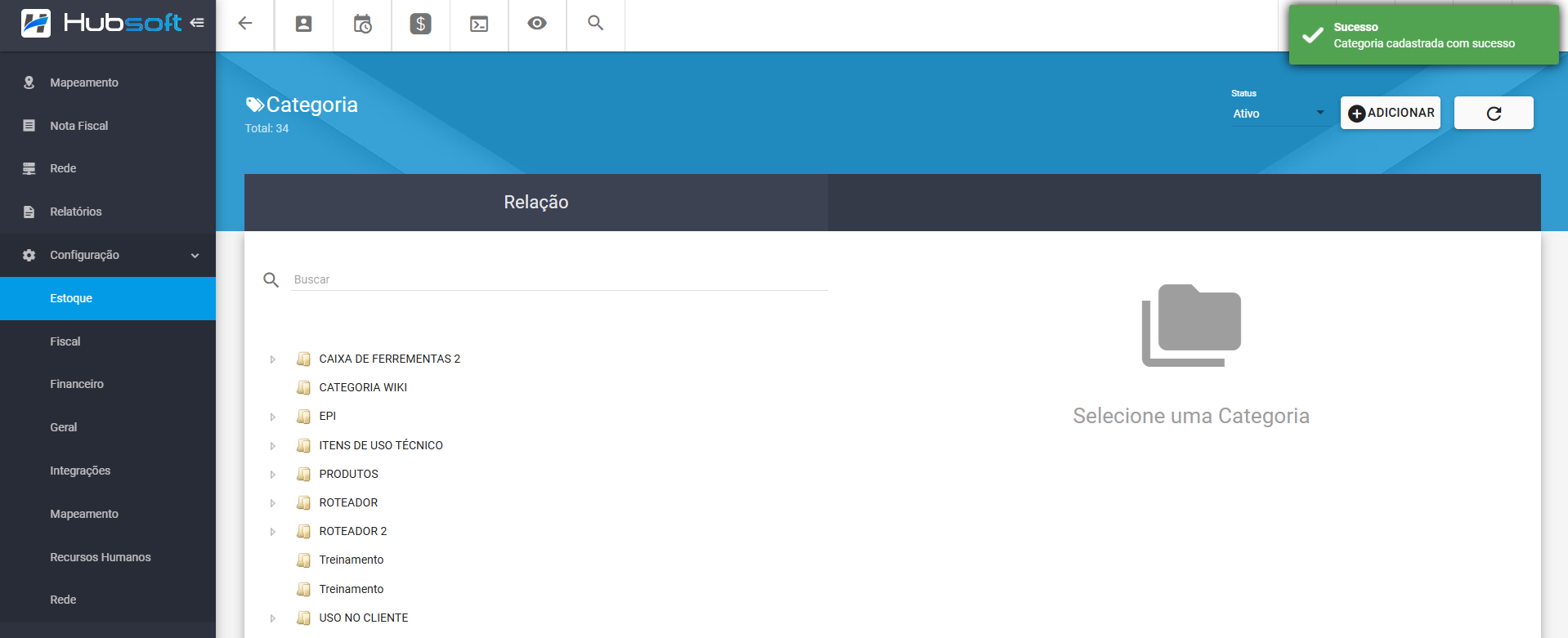imagem_que_mostra_configuracao_estoque_sistema_adicionar_nova_categoria_salvar_sucesso