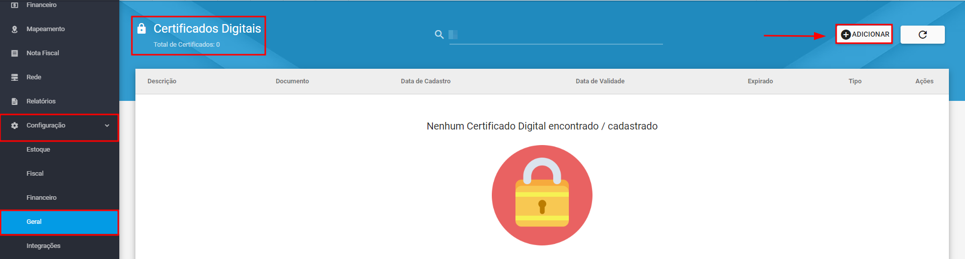 imagem_que_mostra_configuracao_geral_certificado_digital_adicionar