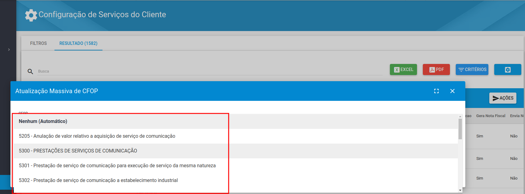 imagem_que_mostra_como_seelcionar_para_realizar_as_acoes_massivas_de_cfop_do_relatoriro_de_configuracao_dos_servicos_do_cliente