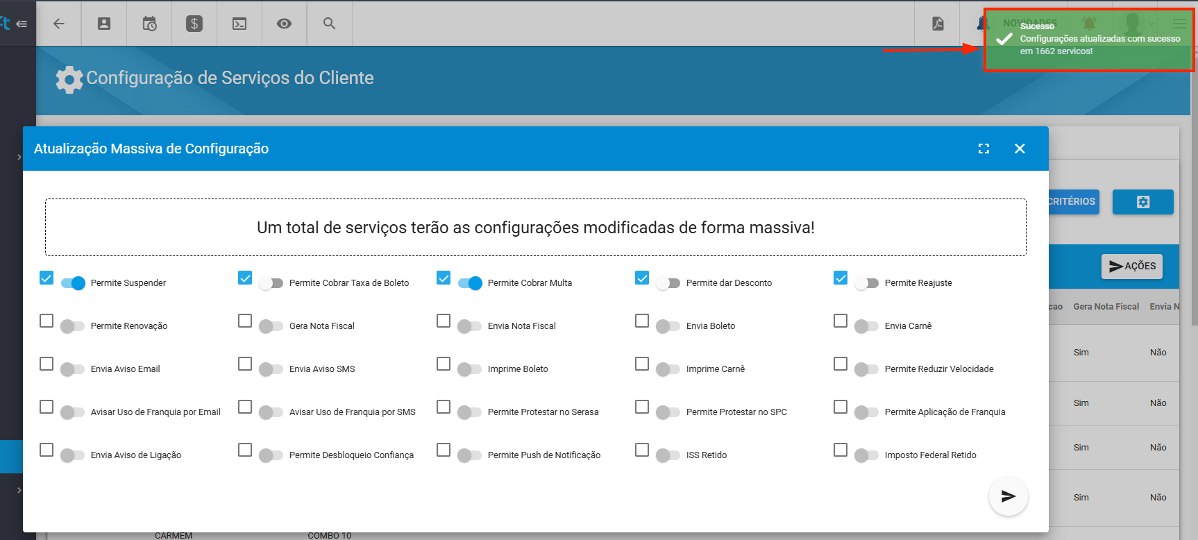 imagem_que_mostra_como_resultado_das_edicoes_das_acoes_massivas_do_relatorio_de_configuracao_dos_servicos
