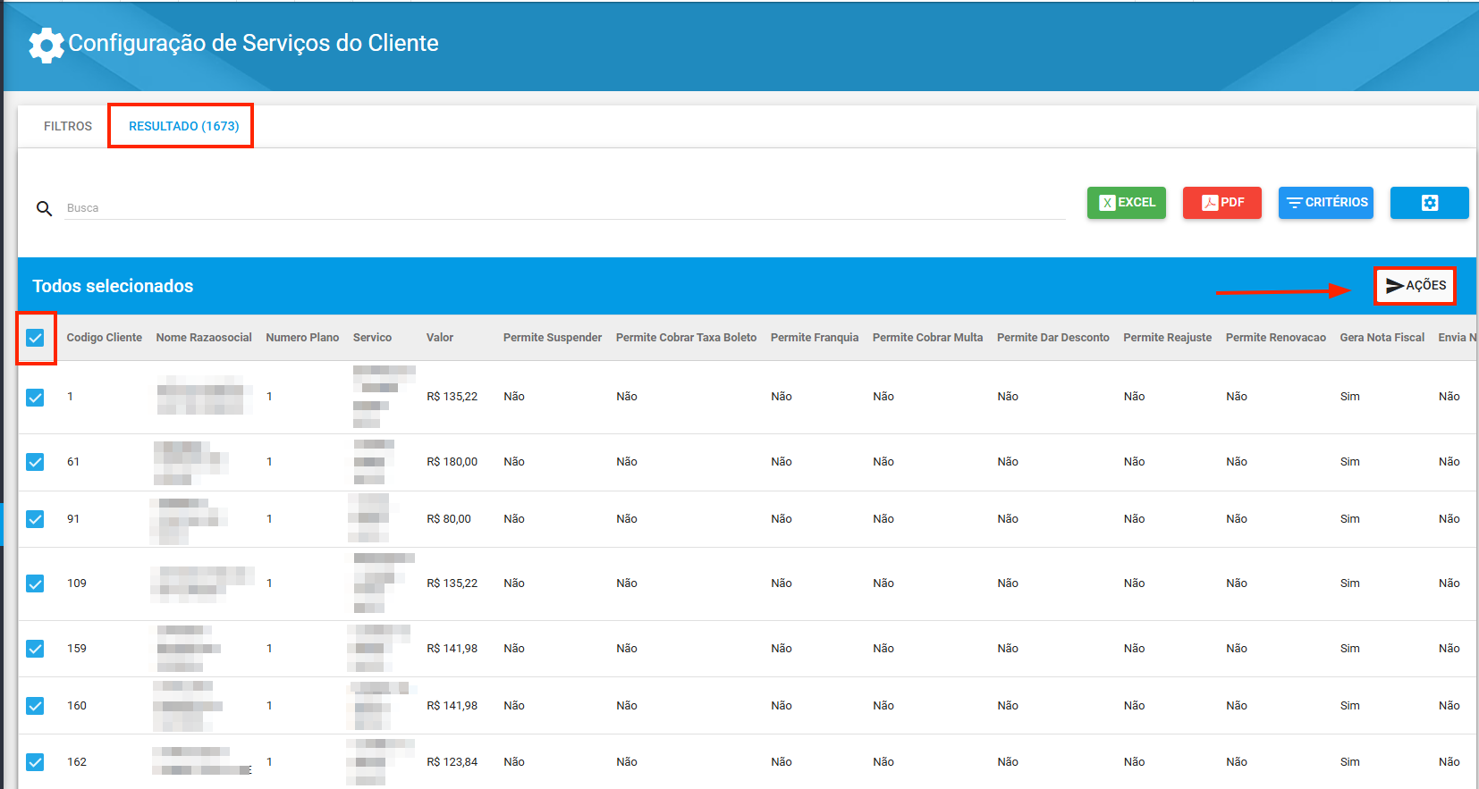 imagem_que_mostra_como_selecionar_o_acoes_do_relatorio_de_configuracao_do_servico_dos_clientes