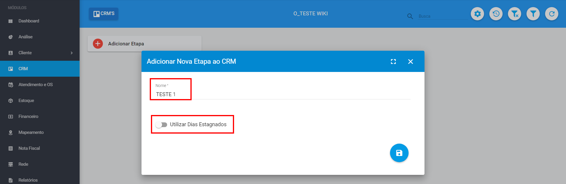 imagem_que_mostra_como_adicionar_nome_e_acionar_a_chave_utilizar_dias_estagnados_ao_adicionar_etapa_no_crm