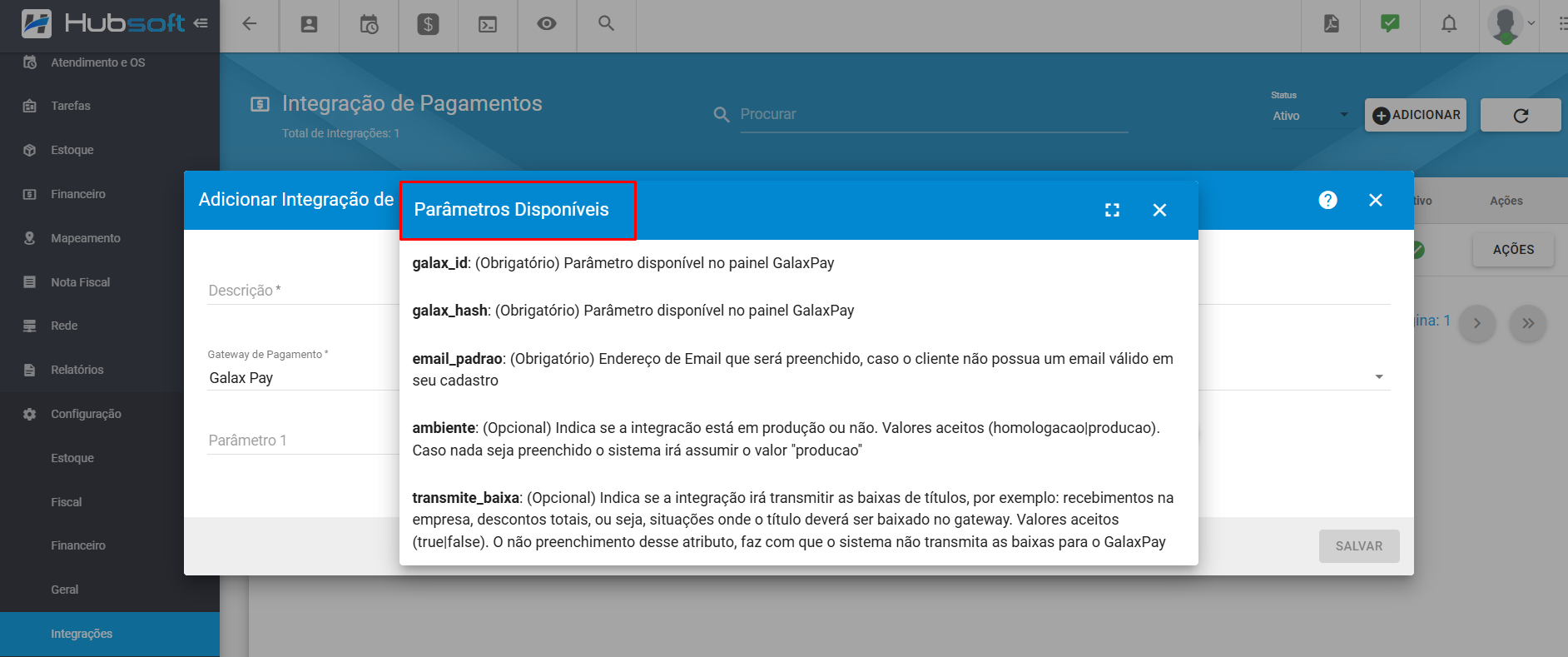 imagem_que_mostra_adicionar_integracao_pagamento_galaxpay_parametros_disponiveis