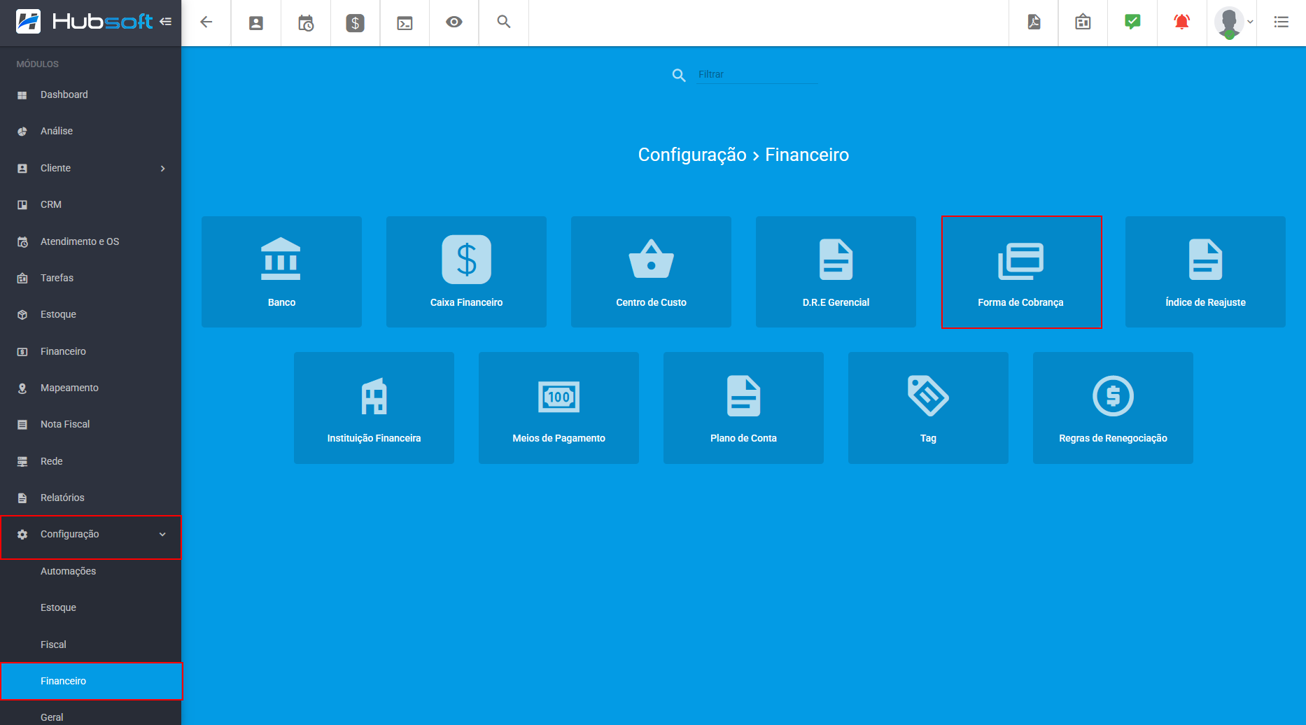 Imagem mostrando como configurar pix automatico