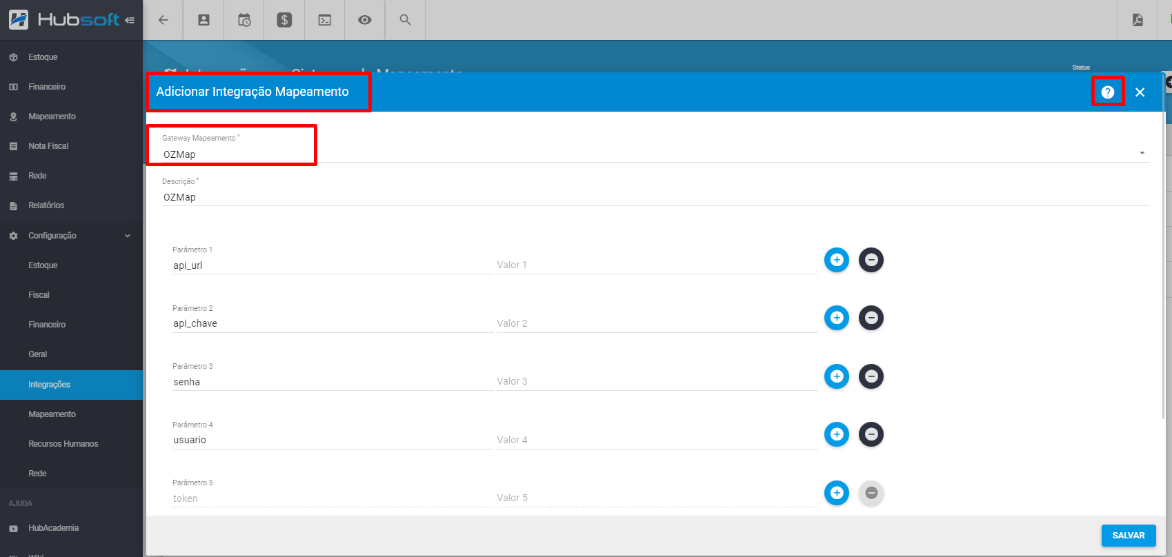 imagem_que_mostra_configuracao_integracao_mapeamento_adicionar_parametros