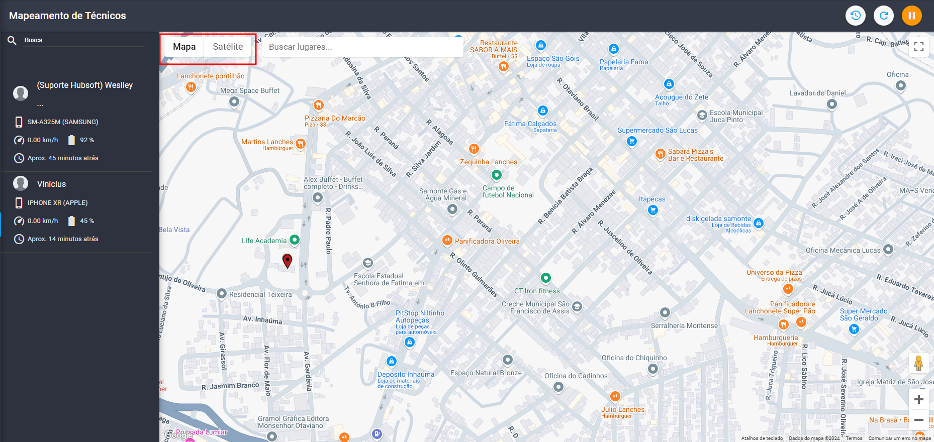 imagem_que_mostra_modulo_mapeamento_tempo_real_opcao_mapa