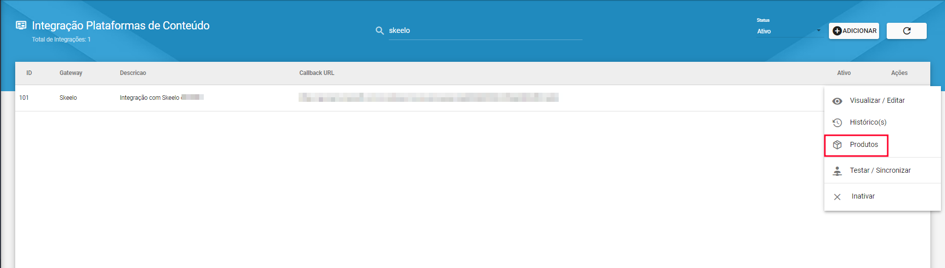 menu_configuracao_geral_integracoes_plataforma_de_conteudo_acoes_produtos