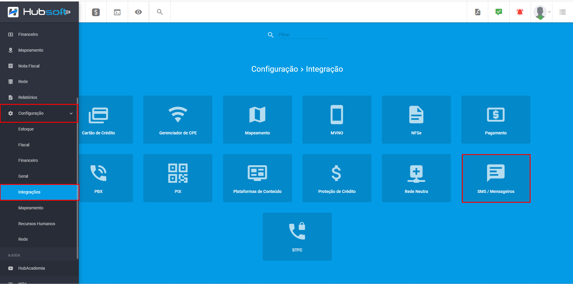 imagem_que_mostra_modulo_configuracao_integracao_sms_mensageiros