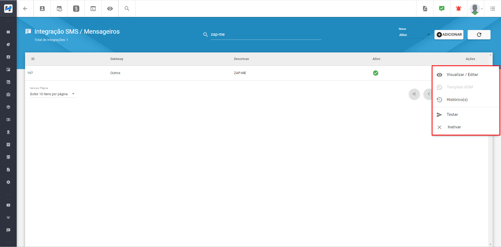 imagem_que_mostra_modulo_configuracao_integracao_sms_mensageiros_integracao_zap_me_acoes_disponiveis