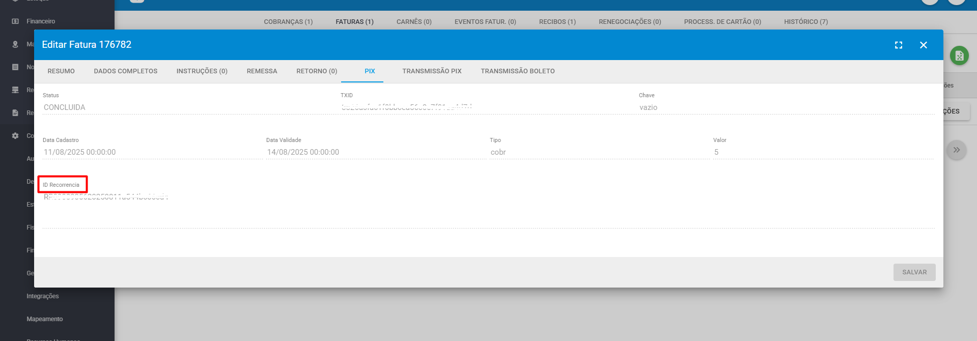 imagem_que_mostra_configuracao_integracao_pix_adicionar_parametros