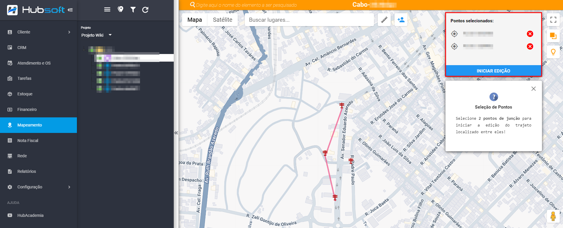 imagem_que_mostra_projeto_cabo_editar_trajeto_entre_dois_pontos_iniciar_edicao