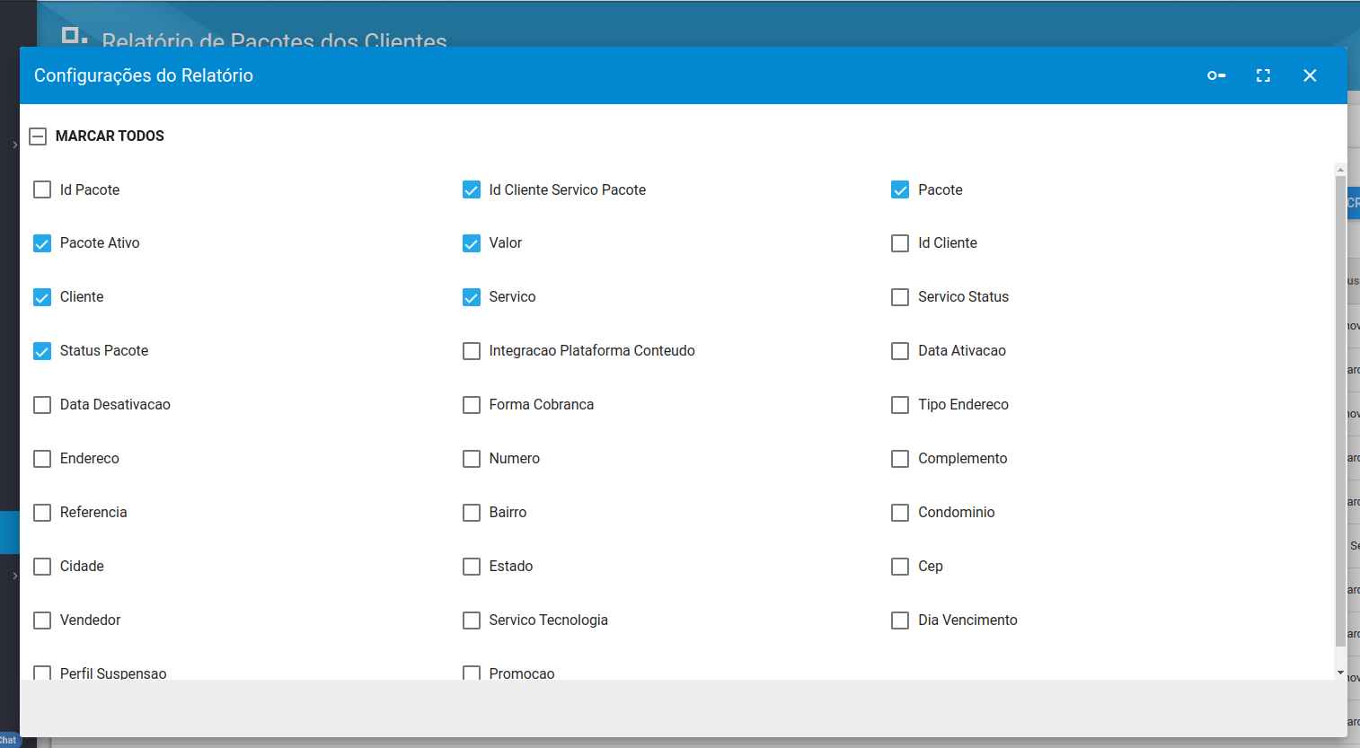 imagem_que_mostra_como_selecionar_as_colunas_nas_configuracoes_do_relatorio_de_pacotes