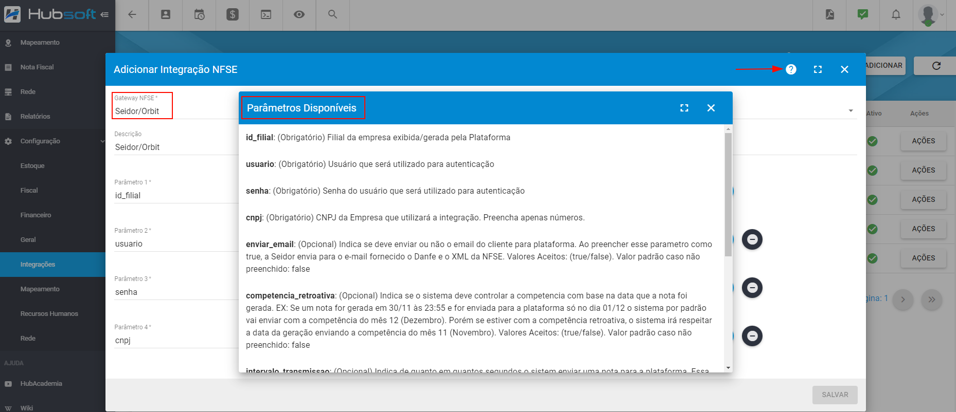 imagem_que_mostra_menu_sistema_integracoes_nfse_adicionar_parametros