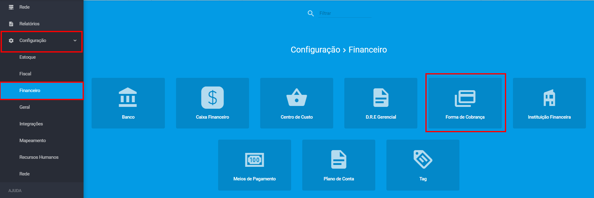 imagem_que_mostra_menu_configuracao_financeiro_forma_de_cobranca_sicoob