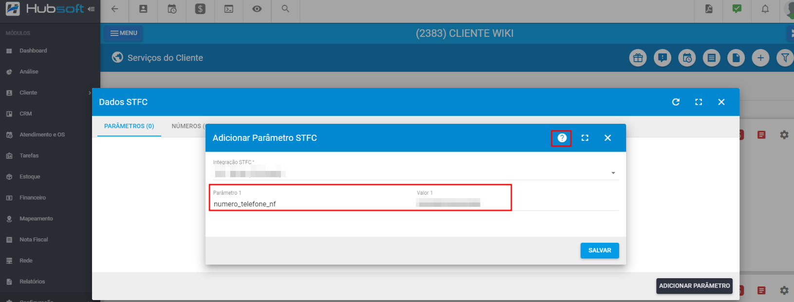 imagem_que_mostra_servico_do_cliente_outras_opcoes_dados_stfc_parametro_adicionar_parametro