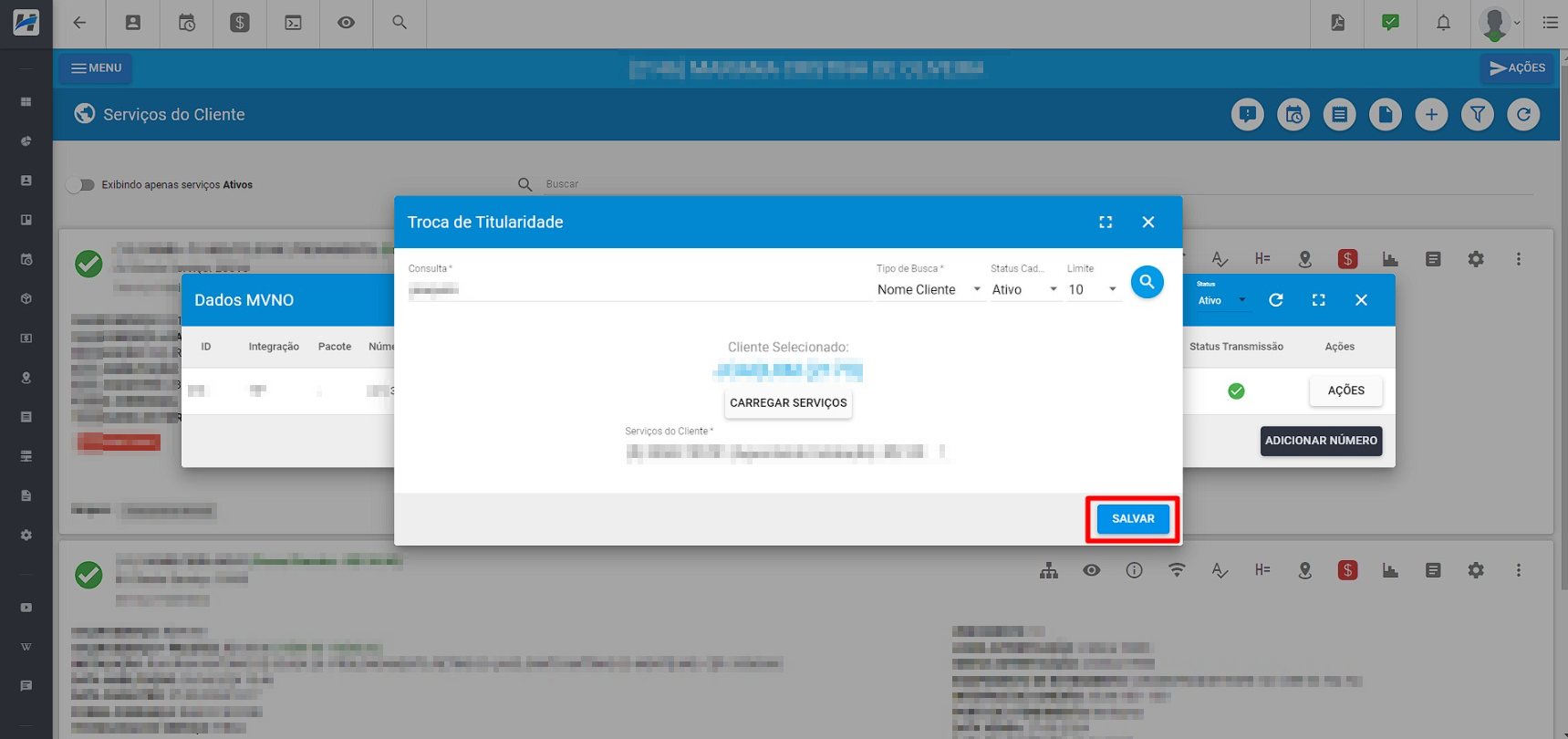 imagem_que_mostra_servicos_do_cliente_dados_mvno_troca_de_titularidade_consultar_cliente_selecionar_cliente_e_plano