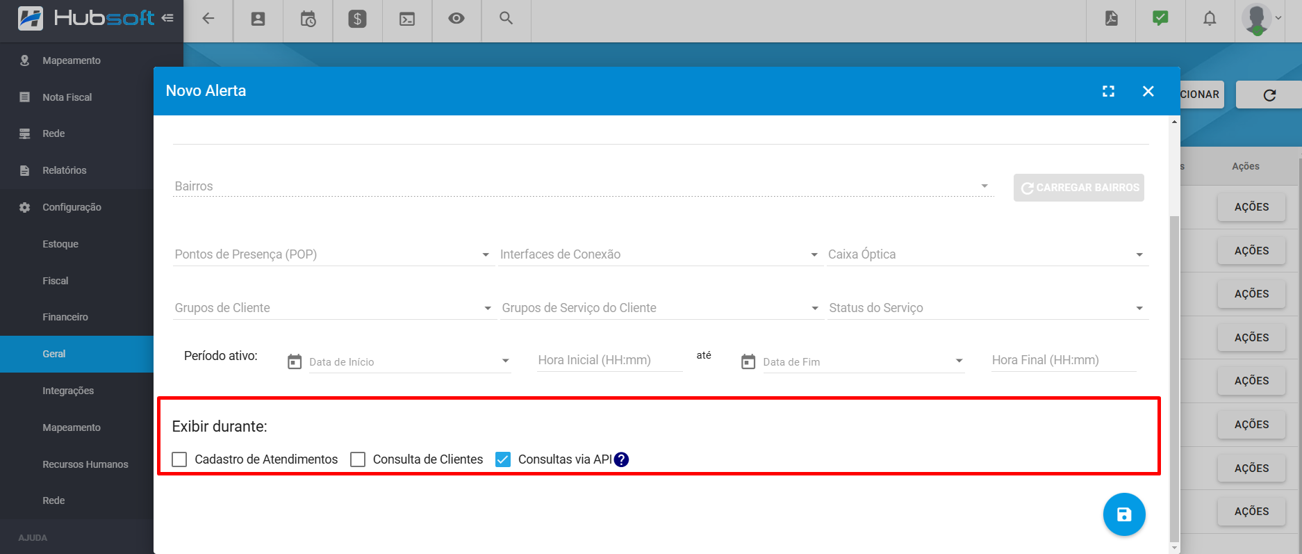imagem_que_mostra_menu_configuracao_geral_alertas_adicionar_preencher_filtros_exibir