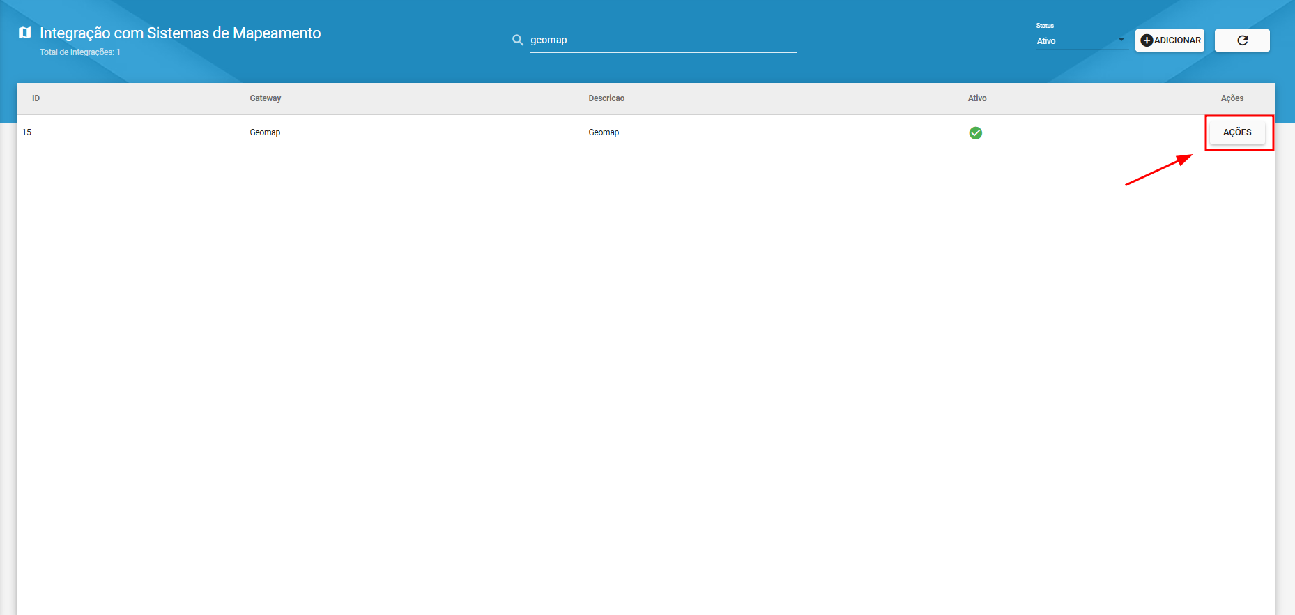 imagem_que_mostra_painel_integracoes_mapeamento_destacando_botao_acoes_integracao_geomap
