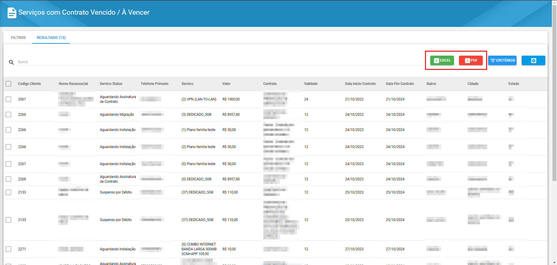 imagem_que_mostra_relatorio_contratos_vencidos_a_vencer_destacando_opcoes_de_exportar_relatorio_pdf_ou_excel