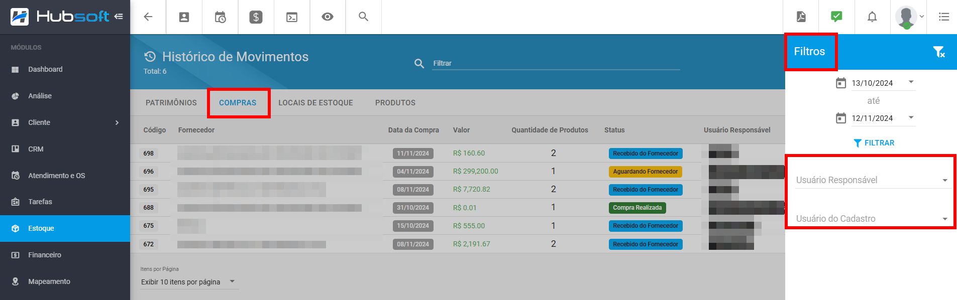 imagem_que_mostra_historicos_de_movimentos_filtros_compras
