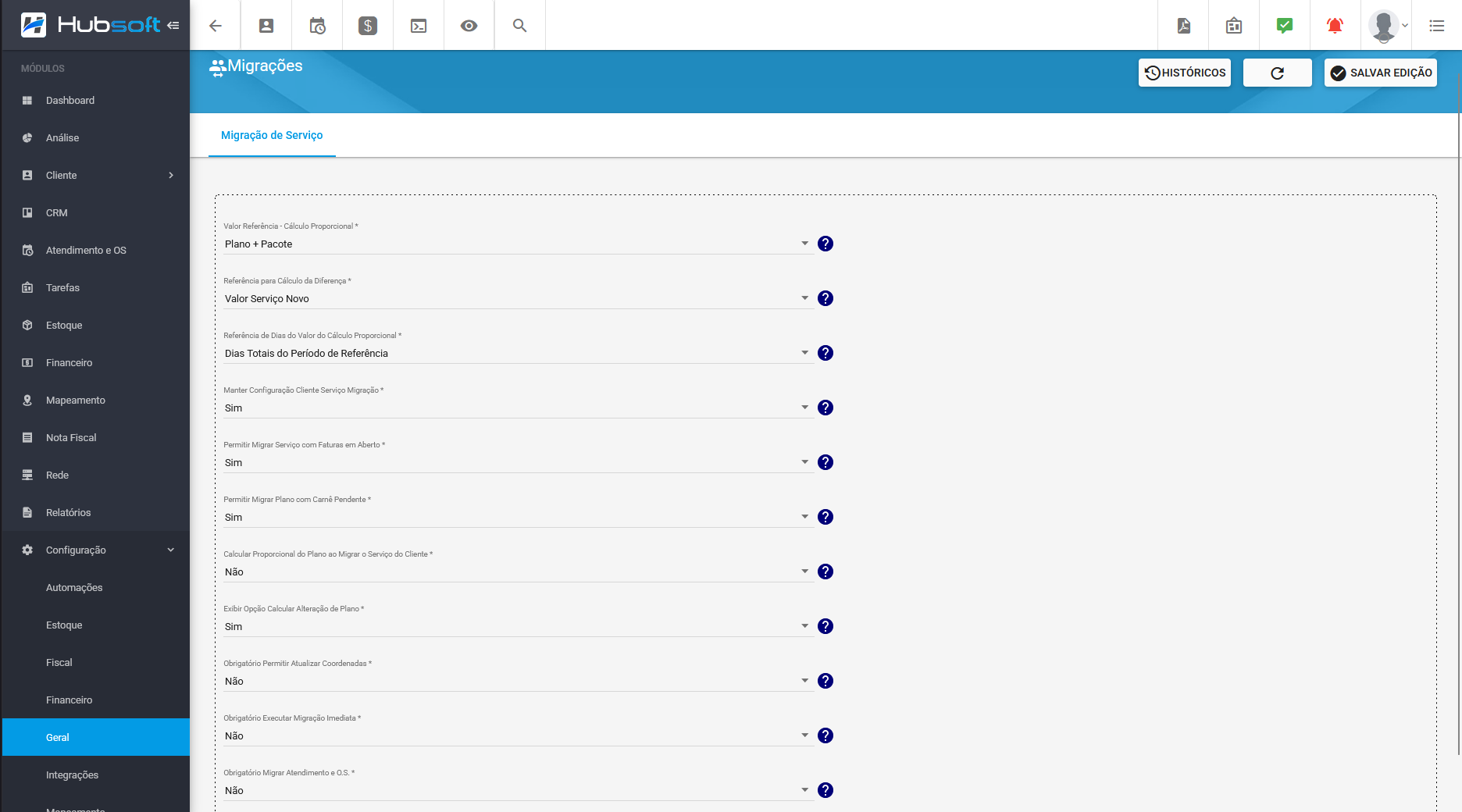 imagem_que_mostra_opções_de_configuração_das_migrações