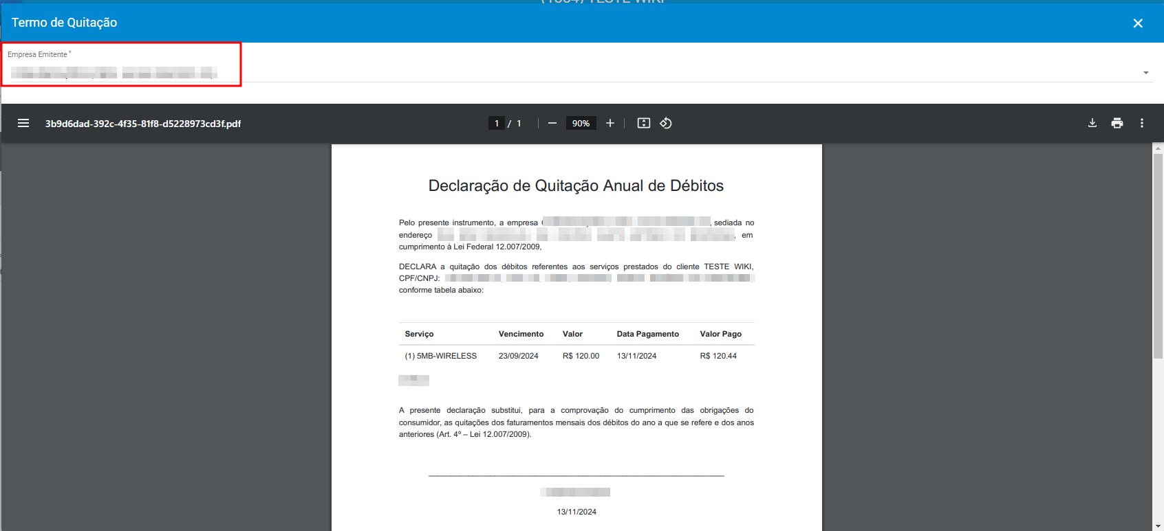 Ilustra_o_painel_de_fincanceiro_do_cliente_destacando_aba_de_impressao_do_termo_de_quitacao_e_empresa_selecionada