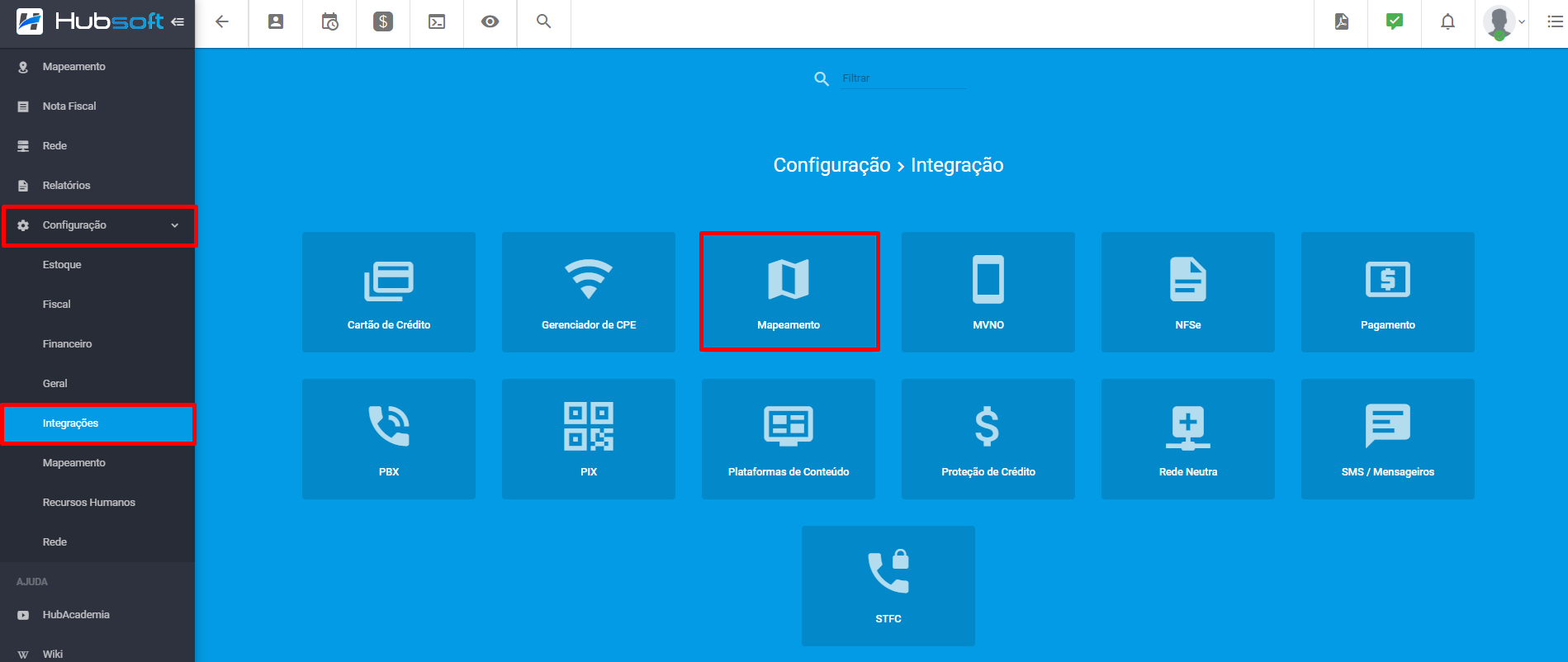 imagem_que_mostra_configuracao_integracoes_mapeamento