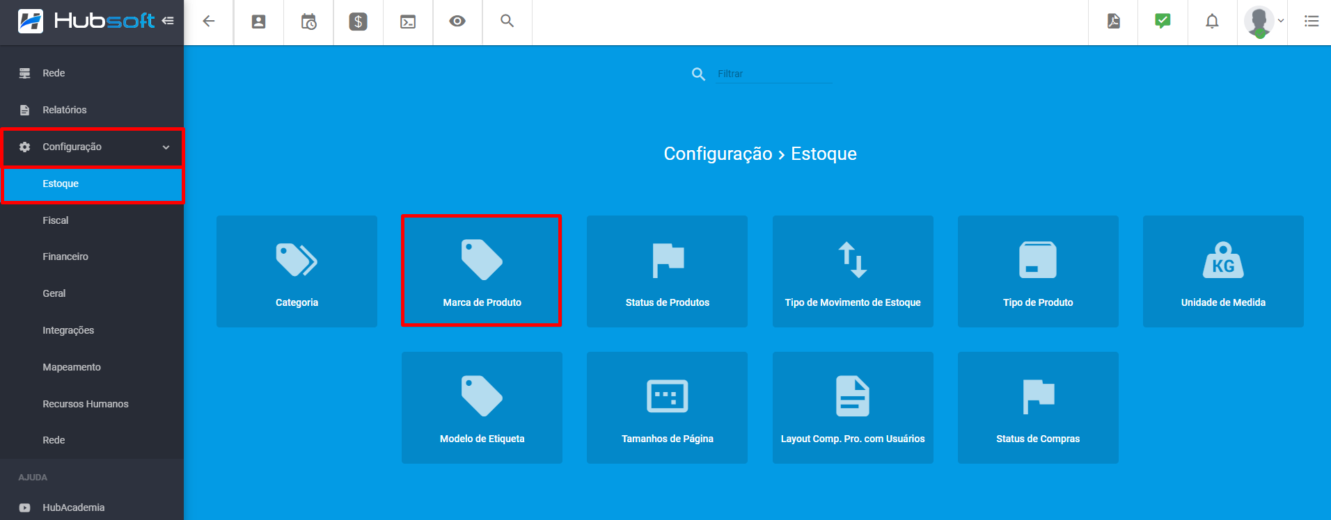 imagem_wque_mostra_menu_configuracao_estoque_sistema