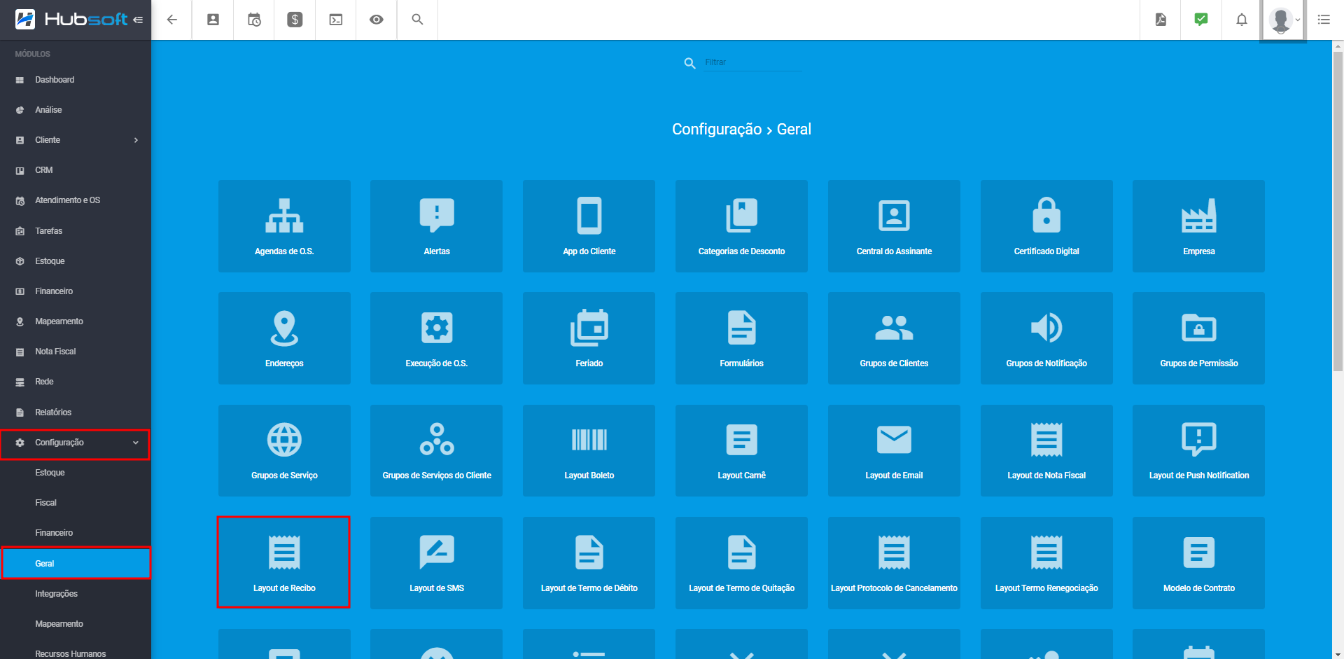Ilustra_o_painel_de_configuracao_geral_destacando_o_modulo_de_layout_de_recibo