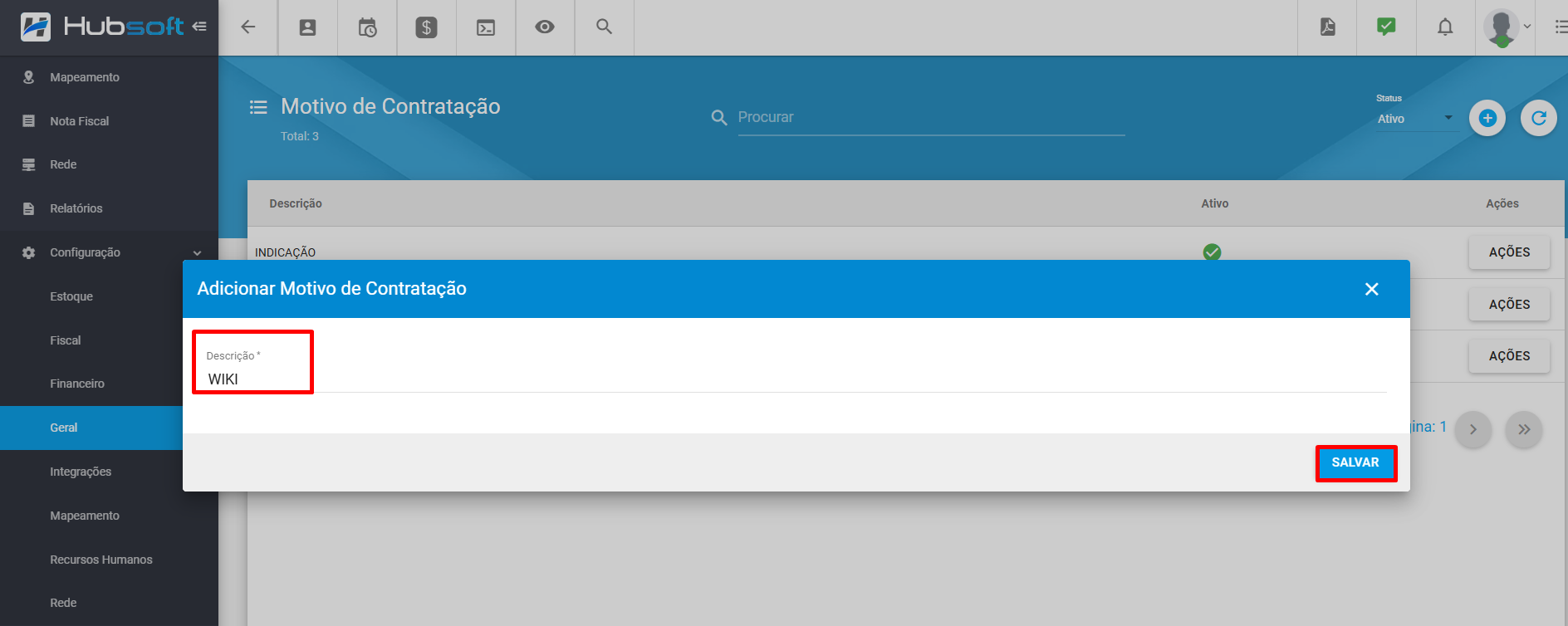 imagem_que_mostra_menu_configuracao_geral_motivo_contratacao_adicionar_preencher