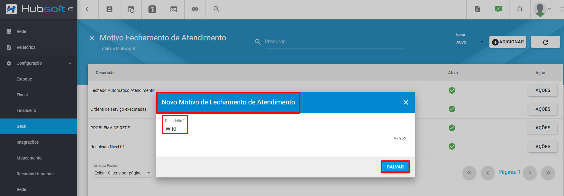imagem_que_mostra_sistema_configuracao_geral_motivo_fechamento_de_atendimento_adicionar_preencher