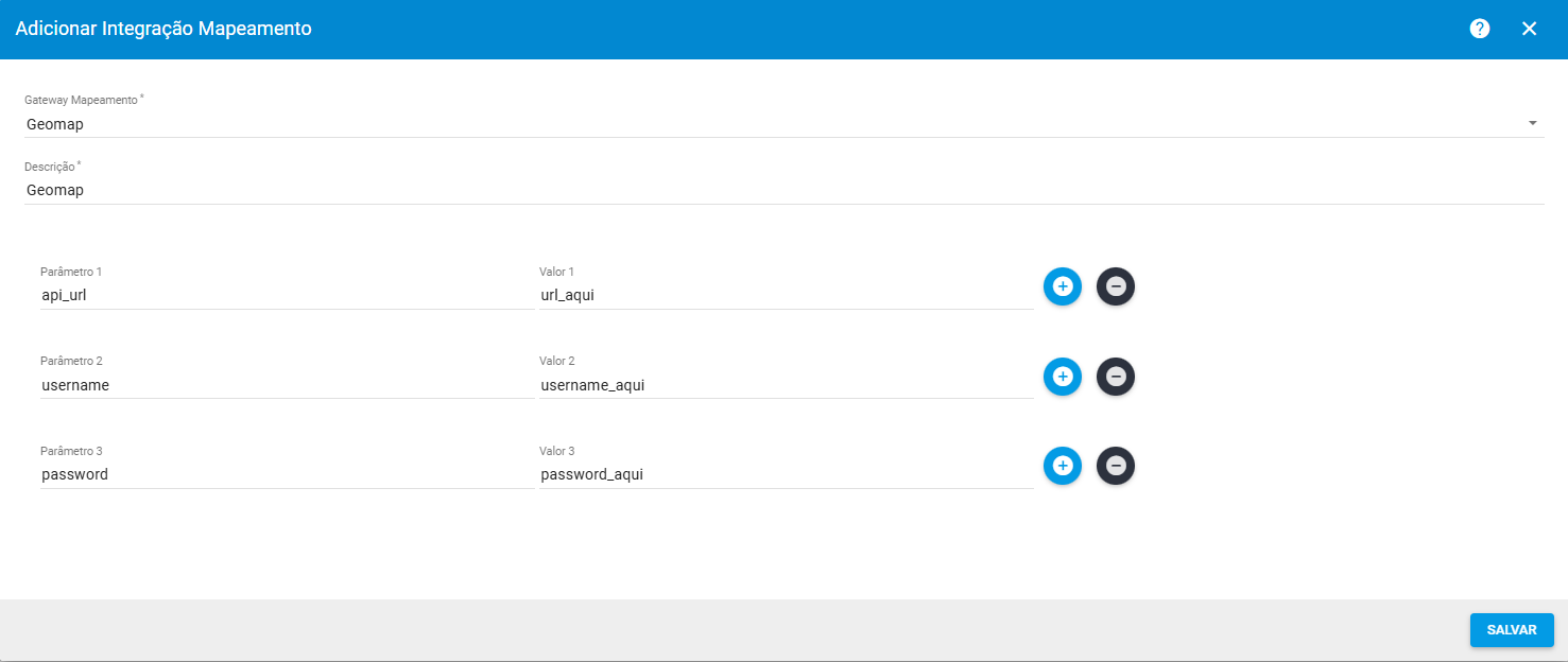imagem_que_mostra_painel_integracoes_mapeamento_destacando_nova_integracao_geomap_parametros