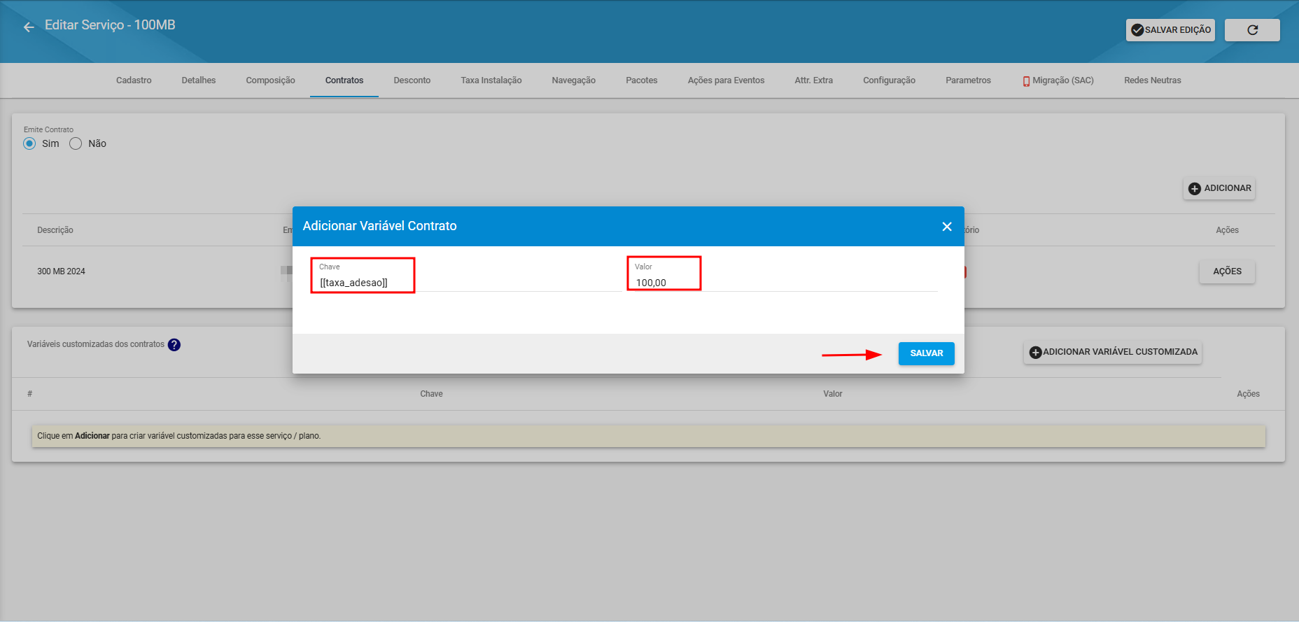 Ilustra_o_modulo_painel_servicos_planos_destacando_tela_adicionar_variavel_customizada_chave_variavel_e_valor