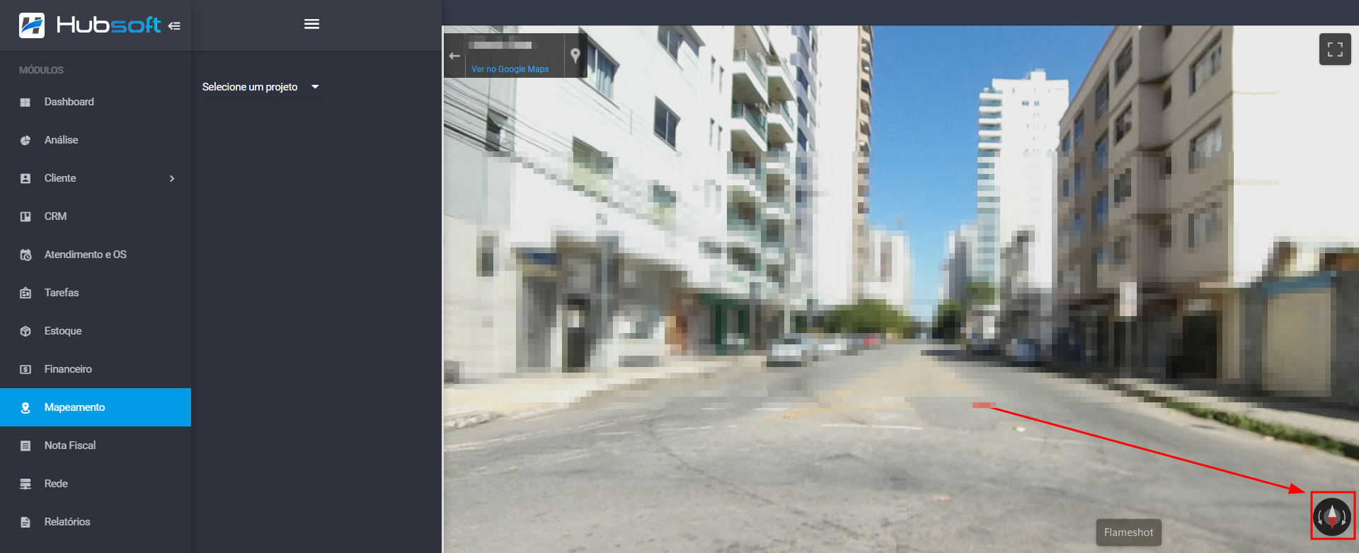 imagem_que_mostra_street_view_aberto_no_mapa_e_como_girar_a_visualizacao_mapeamento_projetos