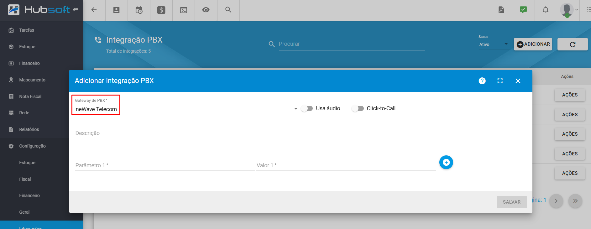 imagem_que_mostra_configuracao_integracoes_pbx_adicionar_newave