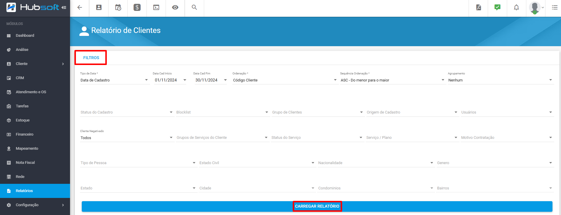 imagem_que_mostra_menu_relatorios_clientes_filtros_clientes