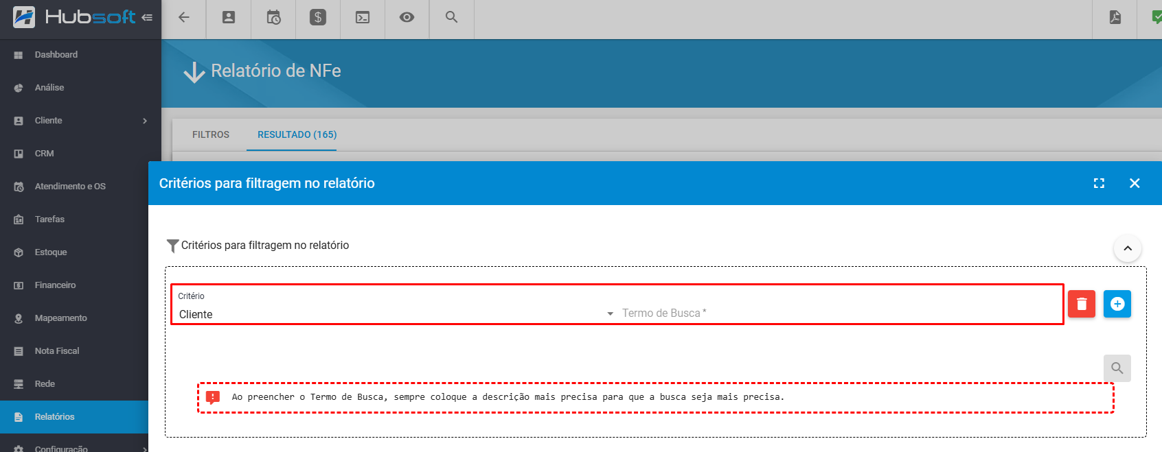 imagem_que_mostra_relatorio_nfe55_criterios_adicionar_selecionar