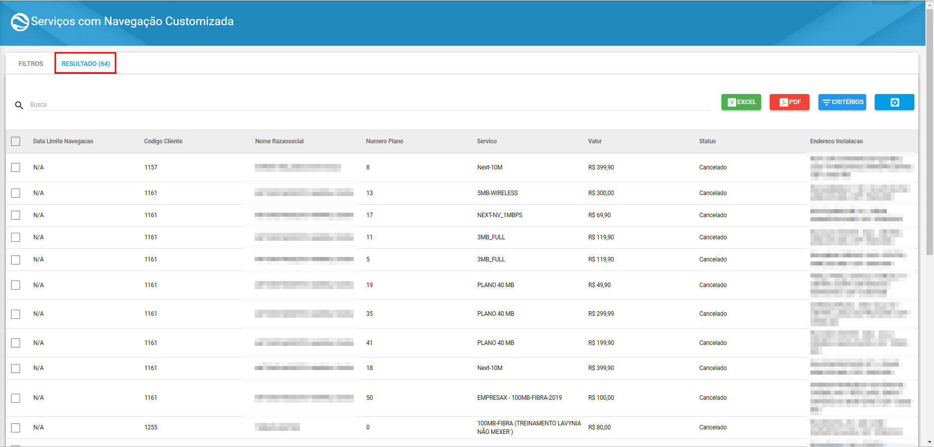 imagem_que_mostra_relatorios_servicos_com_navegacao_customizada_resultados_apos_carregar_relatorio