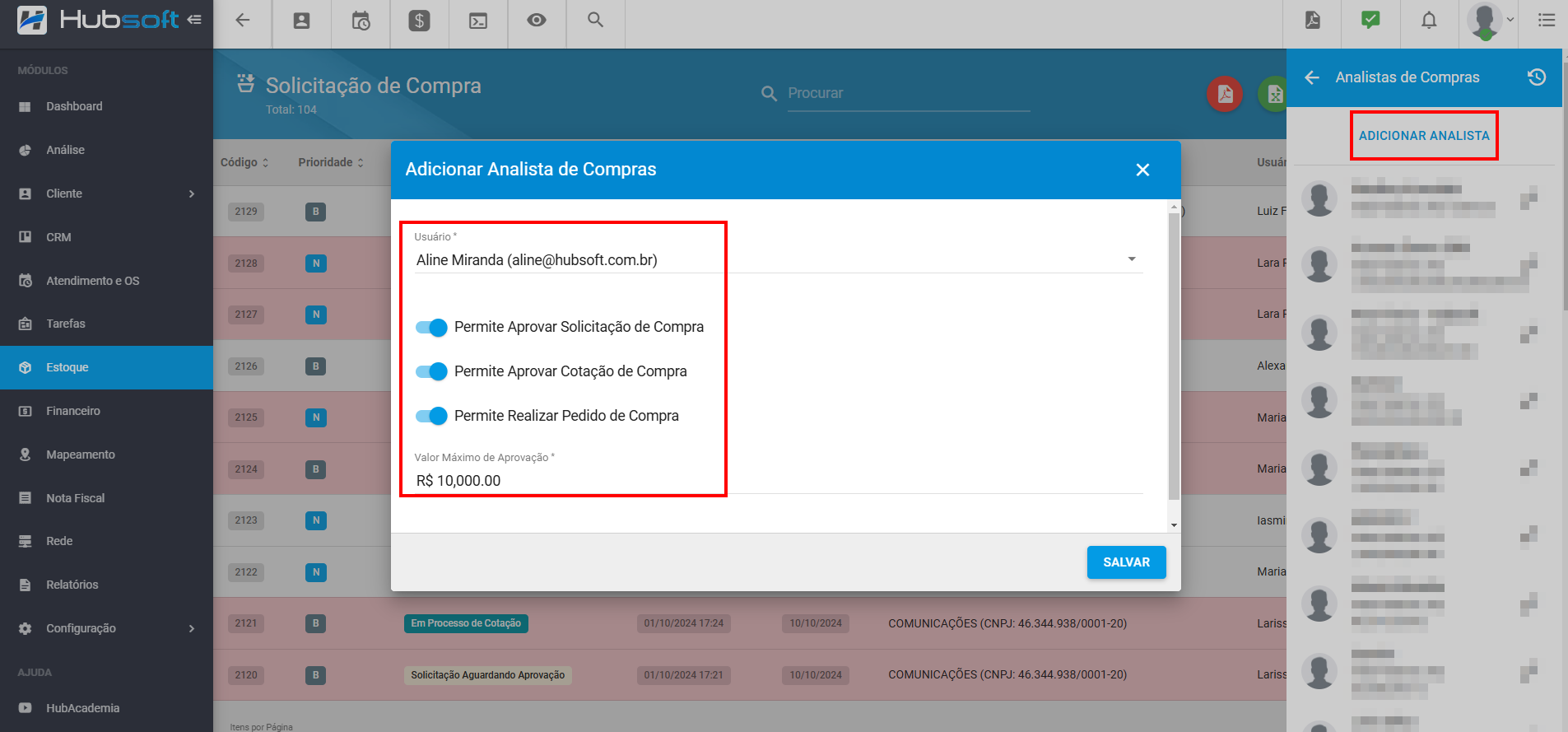 imagem_que_mostra_solicitacoes_de_compras_analista_de_compras_preencher_dados