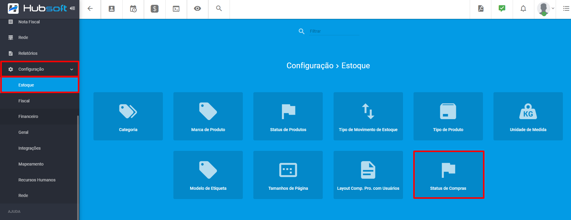 imagem_que_mostra_menu_configuracao_estoque_sistema